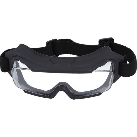 Schutzbrille Mit Belüftung, Kratz- Und Beschlagfest, Geeignet Für Damen Und Herren, Schützt Vor Uv-strahlung, Staub, Schmutz Und Umherfliegenden Partikeln, Schwarz