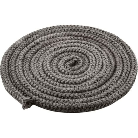 Hochtemperaturdichtung 10 Mm X 4 M – Feuerhemmendes Glasfaserseil – Hitzebeständig Bis 550 °c – Für Öfen, Kamine, Heizkessel