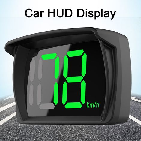 Head-up-display (hud) Mit Fahrzeuggeschwindigkeitsmesser, Inklusive Usb-kabel Und Autoladegerät, Schwarz.