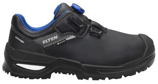 Elten Sicherheitshalbschuh Stefano Xxsg Boa Gtx Black-Blue Low Esd S3 Gr. 41