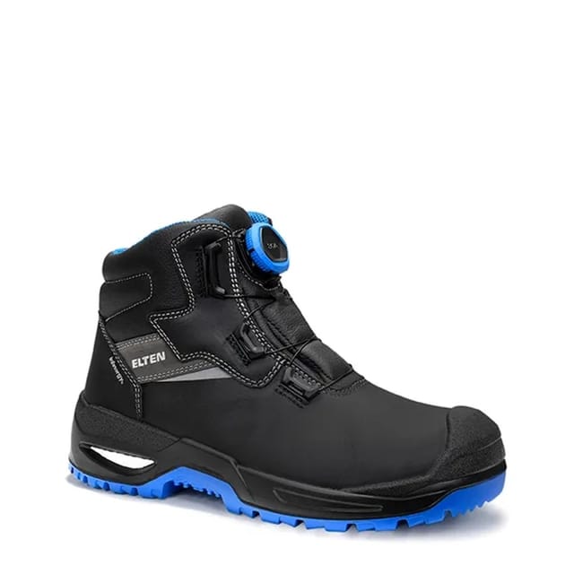Elten Sicherheitsstiefel Stefano Xxsg Boa Black-Blue Mid Esd S3 Gr. 42