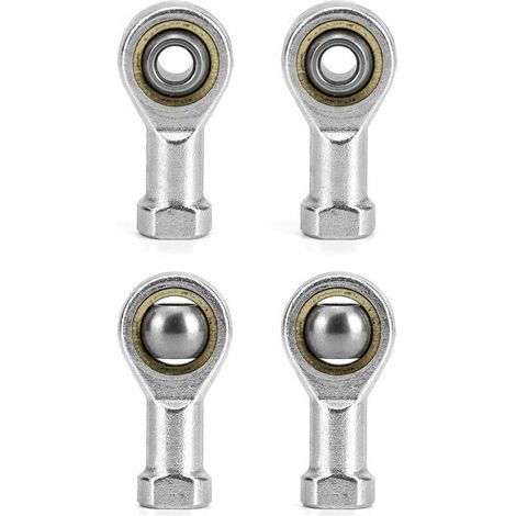 4 Stück 6-mm-kugelgelenklager M6 X 1,0, Innengewinde, Selbstschmierend
