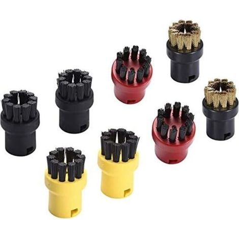 Runde Bürstenköpfe Für Kärcher Dampfreiniger (8er-packung)