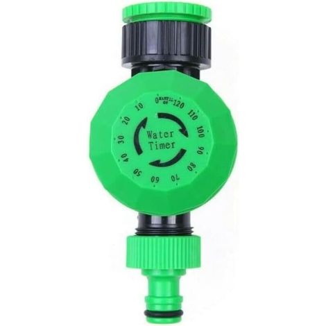 Mechanischer Bewässerungstimer – Automatischer Timer Für 1/2- Und 3/4-zoll-wasserhähne – Bewässerungsdauer Bis Zu 120 Minuten – Wetterbeständiger Kunststoff