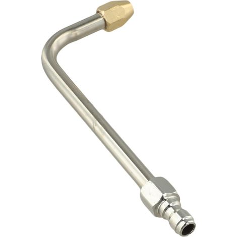 Verlängerungsstange Aus Edelstahl Für 5000-psi-hochdruckreiniger – Verstellbare U-förmige Sprühdüse (30°/90°) – Länge 17 Cm Oder 35 Cm