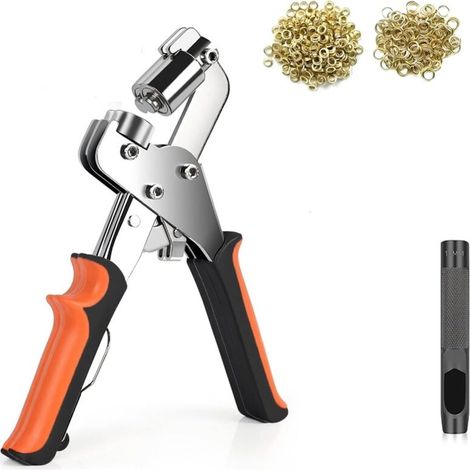 10-mm-ösenstanzset Mit 300 Goldenen Ösen, Professionelles Magnetisches Ösenset, Ösenzange, Ösenmaschine Für Stoffe, Planen, Sonnensegel