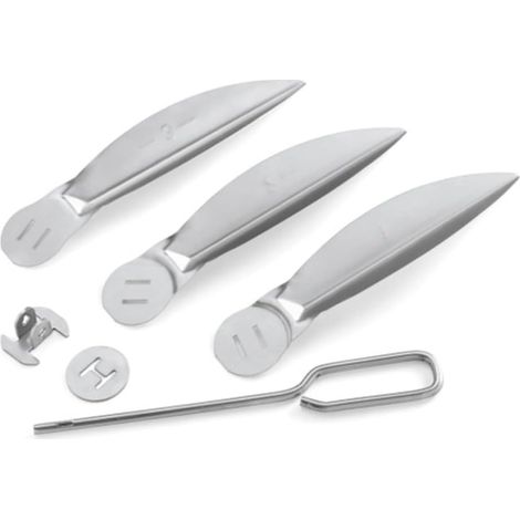 One-touch 21-zoll-reinigungsset Für Weber 7444 Grill, Metall-ersatzteile Mit Dicken, Hitzebeständigen Komponenten Für Holzkohlegrills