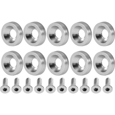 M6-auto-modifikation: Kennzeichen, Schraube, Dichtung, Zierschraube (silber)