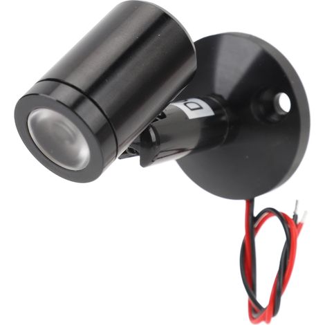 2-teiliges Mini-led-innenstrahler-set, 12-v-gleichstrom-drehprojektor Für Schmuckvitrinen, Nachttische, Boote