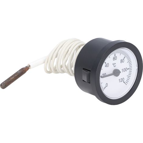 Zeigerthermometer, Messbereich 0–120 °c, Kupfersensor, Gut Lesbare Temperaturskala, 52 Mm/2,0 Zoll Für Flüssigkeiten