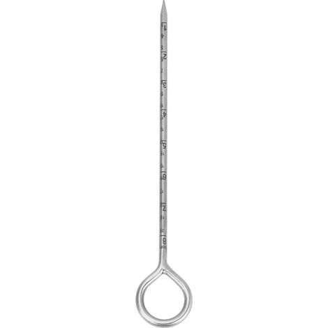 10-zoll-bodenprobenahmesonde, Runder Griff, Einfach Zu Bedienen, Tragbar, Aus Edelstahl Für Pflanzen, Garten Und Landwirtschaft