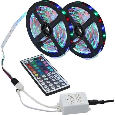 Flexibler Rgb-led-streifen Mit Farbwechsel, 5/10/20 M, Lichtleiste Mit Ir-fernbedienung