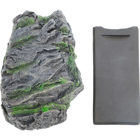 Schlüsseltresor Aus Kunststein, Realistischer Tresor, Einfacher Zugriff, Praktische Steinabdeckung Für Garten Und Hof
