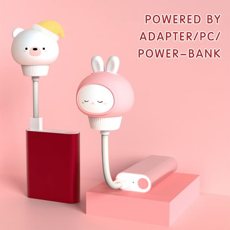 Mini-led-lampe Mit Flexiblem Usb-anschluss, Nachtlicht Für Babys, Tragbare Leselampe