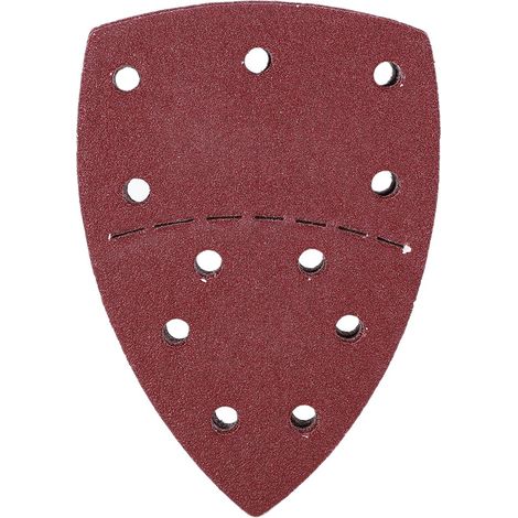 60 Blatt Maus-schleifpapier, Separates Handschleifpapier, 140 X 140 X 100 Mm, 11 Löcher, Körnung 60