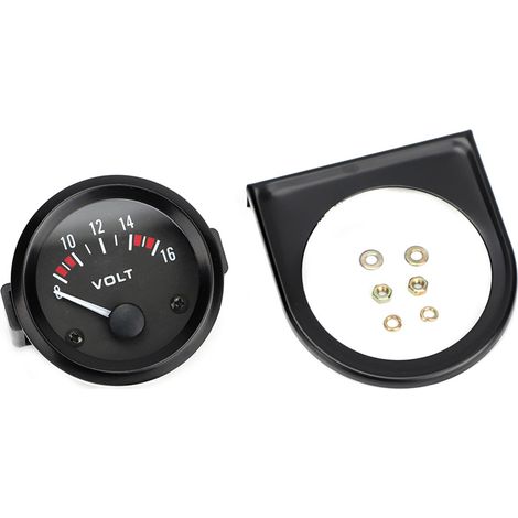 Universelles 12-v-kfz-voltmeter, 52 Mm/2 Zoll Spannungsanzeige, 8–16 V Bx100007