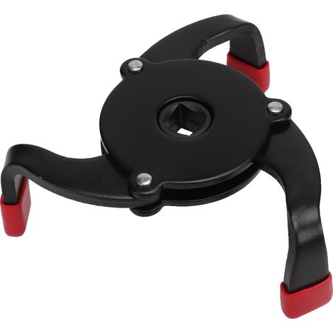 Robuster, Verstellbarer Ölfilterschlüssel Aus Stahl, 3 Backen Für Die Meisten Fahrzeugmodelle, 3/8-zoll-vierkant-werkzeugschlaufe, 3/4-zoll-schlüssel