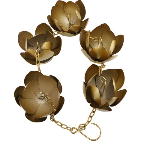 Goldene Blumen-regenkette, Verzinktes Eisen, Rostfreier Empfänger Für Die Außendekoration