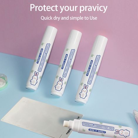 Thermopapierkorrektur, Weißer Flüssigstift, Express-werkzeug Für Paketetiketten, Rechnungsdatenlöscher, Datenschutz – 1 Stück
