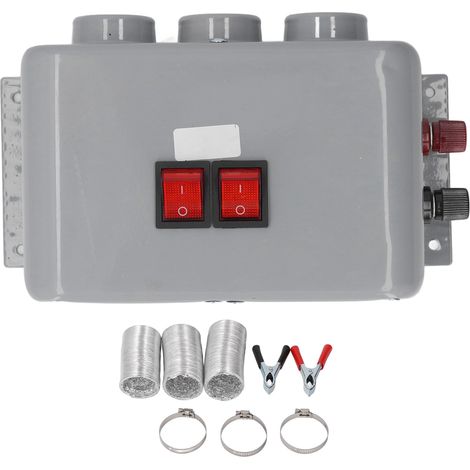 Scheibenentfroster-set Für Pkw, 3-loch-heizung, 24 V Gleichstrom, 600 W, 2-stufige Entfrostung Für Lkw, Pkw, Taxi, Winter, Geräuscharm