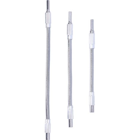 Flexibles Wellenverlängerungsset, 3-teilig, Universeller Bohrverlängerungshalter, 1/4-zoll-set