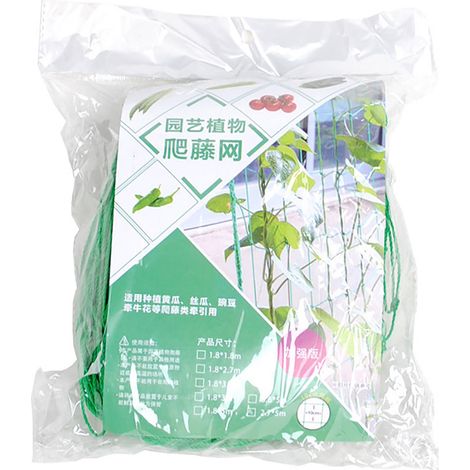 Kletternetz Für Pflanzen, Gemüseanbau Im Garten, Nylonzaun, Rankgitternetz Für Den Garten, 0,9 X 1,8 Meter