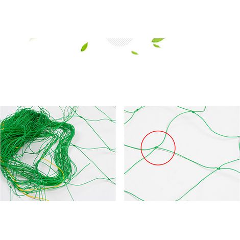 Kletternetz Für Pflanzen, Gemüseanbau Im Garten, Nylonzaun, Rankgitternetz Für Den Garten, 1,8 X 2,7 Meter