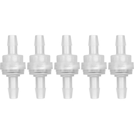 5-teiliges Kunststoff-rückschlagventil, Einweg-rückschlagventil Für Die Wasseraufbereitung (6 Mm)