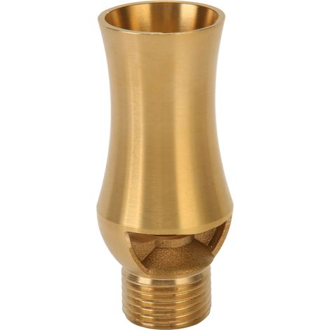 Teichbewässerungsdüse, Kupfer-eisturm, Zedernholz-sprühkopf Für Den Garten, G1/2 Zoll 7,1 Cm Außengewinde
