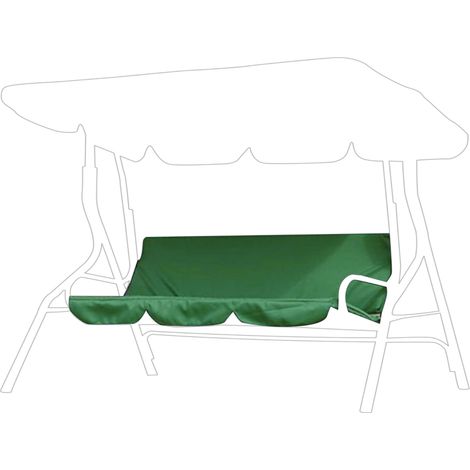 Dreisitzer-hängematten-sitzkissenbezug Aus Wasserdichtem Polyester-taft, Für Garten Und Hof, 150x50x10cm (grün)