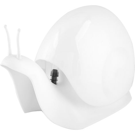 Schneckenförmige Flüssigseifenflasche, Handlotionspender, Badezimmeraccessoires (weiß)