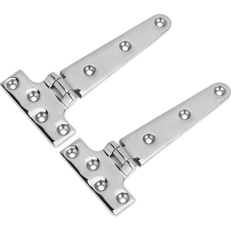 T-förmiges Türscharnier Aus Edelstahl 316, 2 Stück, Robuste Universal-beschläge Für Boote, 6 X 3 Zoll