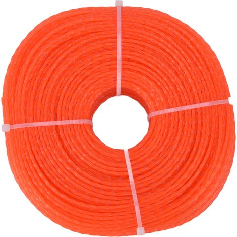 Nylon-trimmerfaden, 2,4 Mm, 120 M, Rasenmäherzubehör Für Husqvarna Orange