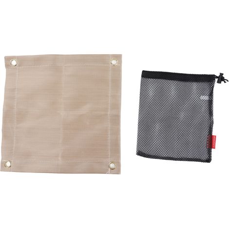 Feuerhemmende Fiberglasmatte, Hitzebeständig, Outdoor-zubehör Für Grillabende, Camping, Picknicks, Mini 30 X 30 Cm / 11,81 X 11,81 Zoll