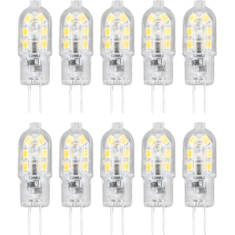 G4 Led-lampe, Dimmbar, Hohe Farbwiedergabe, Transparentes Gehäuse, Für Gartenbeleuchtung, 12 V Dc, Weiß, 10 Stück