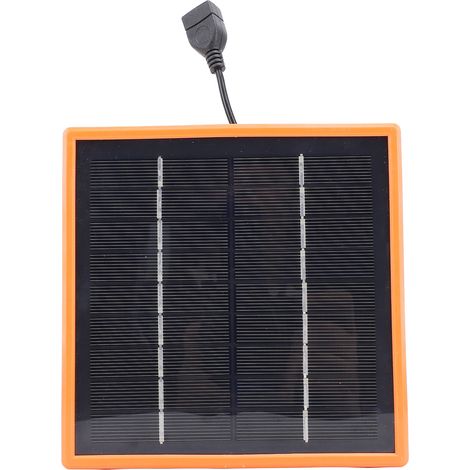 10-w-5-v-solarpanel-ladegerät, Usb-anschluss, Monokristallines Silizium-handyladegerät Für Wandern, Camping Und Reisen