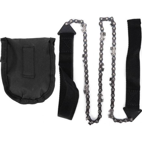 Tragbare Überlebenskette Für Den Outdoor-bereich, Handsäge, Taschenwerkzeug, Notfall-gartenwerkzeug Für Wandern Und Camping