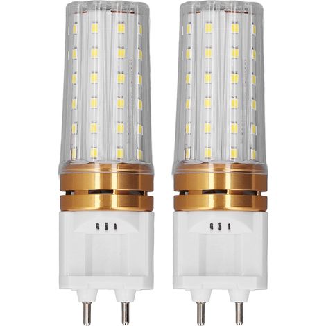 Maisförmige Led-lampe, 2 Stück, 10 W, 1000 Lm, Energiesparend, G12-doppelnadelfassung, Für Straße, Lagerhalle, Garage, Warm