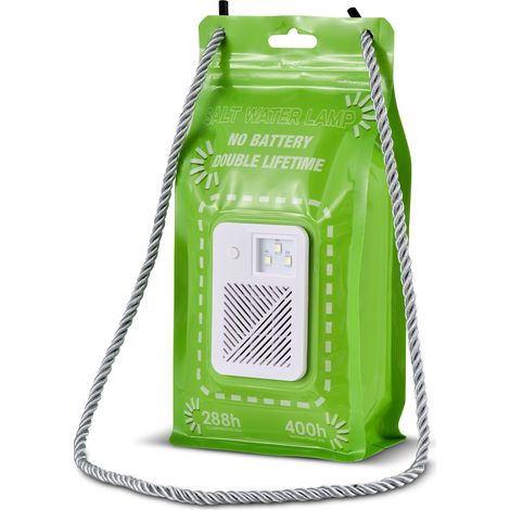 Batterielose Salzwasserlampe Mit 2 Beleuchtungsmodi Für Drinnen Und Draußen, 400 Stunden Akkulaufzeit, Ideal Zum Campen, 3 Leds, 50 Lumen, Wiederverwendbare Notfalllampe Mit Trageschlaufe