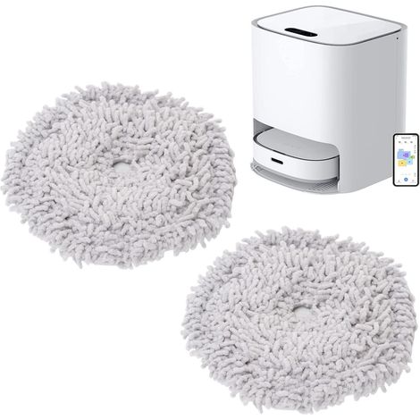 Dreame W10 Pro Kehrmaschine Reinigungstuch, 2 Stück, Ersatzpadhalter