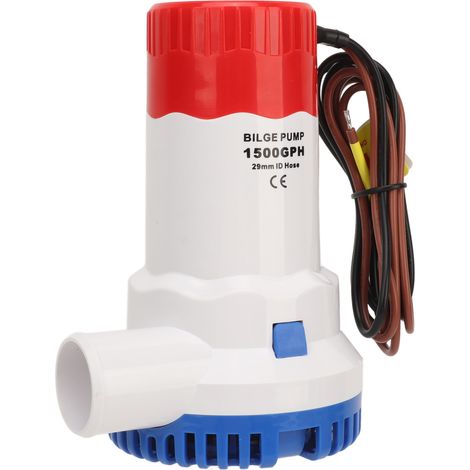 Tauchpumpe Für Bilgenwasser (1500 Gph), Mikro-marinewasserpumpe Für Teiche, Pools, Wohnmobile, 24 V