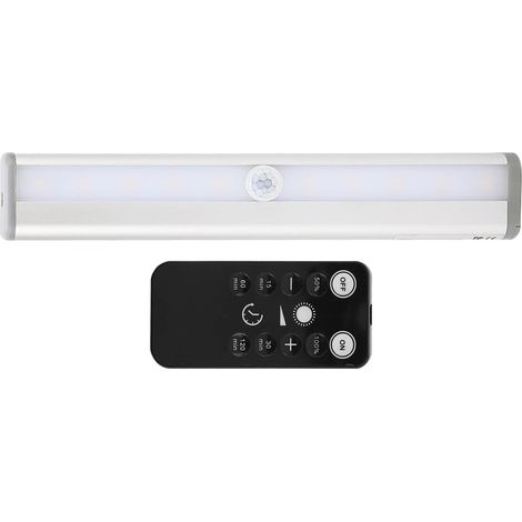 Magnetische Led-kleiderschrankleuchte, Warmweiß, Helligkeit Einstellbar, Timerfunktion, Kleiderschrankleuchte Mit Fernbedienung