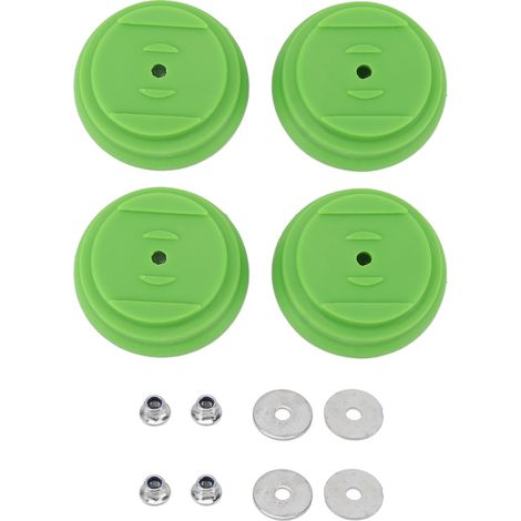 Set Mit 4 Rasenmäherabdeckungen Aus Kunststoff, Zubehör Für Garten- Und Landwirtschaftsgeräte