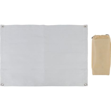 Silikonbeschichtete, Feuerhemmende Fiberglas-feuermatte Mit Isolierung Unter Dem Grillrost Für Camping Und Grillabende Im Freien