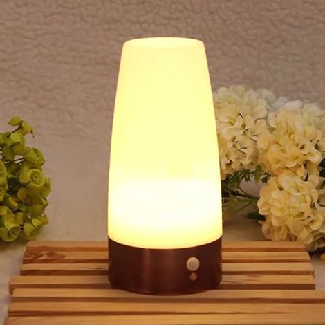 Kabellose Smarte Lampe Mit Bewegungssensor, Batteriebetriebenes Nachtlicht, Für Nachttisch, Schreibtisch, Schlafzimmer, Wohnzimmer, Küche, Kinderzimmer