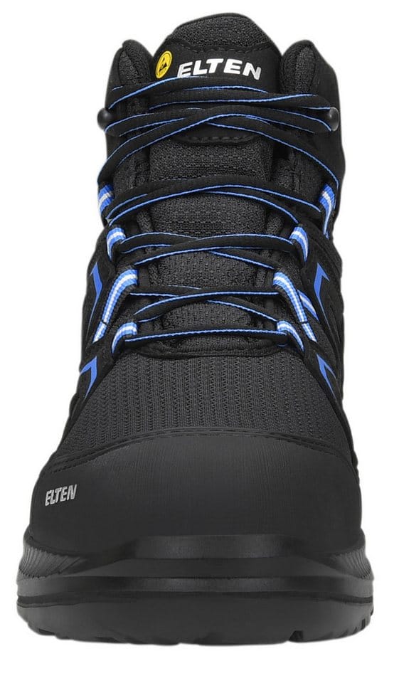 Elten Sicherheitsstiefel Fry Xxg Pro Gtx Black-Blue Mid Esd S3 Hi Ci Gr. 39