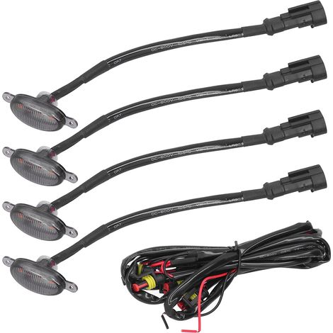 Led-scheinwerfer, Orangefarbene Beleuchtung Im Raptor-stil, Universell Für Pkw, Pickups, Suvs Und Geländewagen