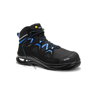 Elten Sicherheitsstiefel Fry Xxg Pro Gtx Black-Blue Mid Esd S3 Hi Ci Gr. 48