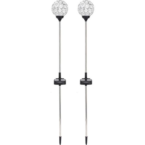 Solar-gartenleuchten, Farbwechselnde Led-kugellampe Für Den Außenbereich, Ip65 Wasserdicht Für Balkon, Hof, Rasen Und Wege