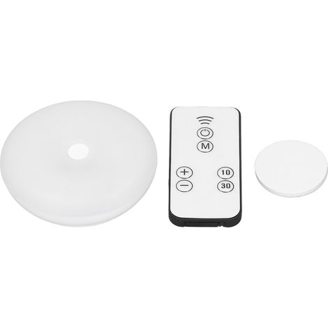 Runde Led-wandleuchte, Weiches Und Warmes Licht, 3 W, 18 Leds, Nachttischlampe Mit Fernbedienung Für Küche Und Treppe, 5 V